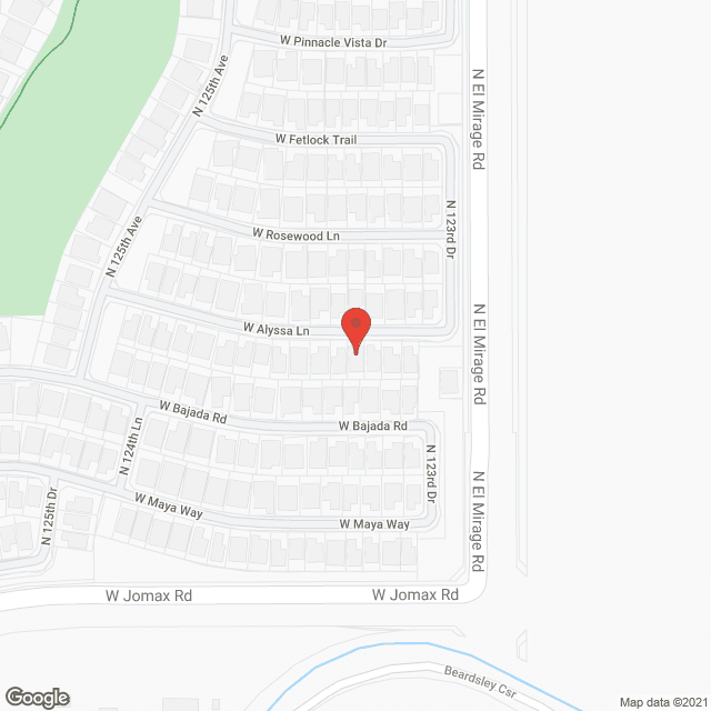 Rose Garden Care Home in google map