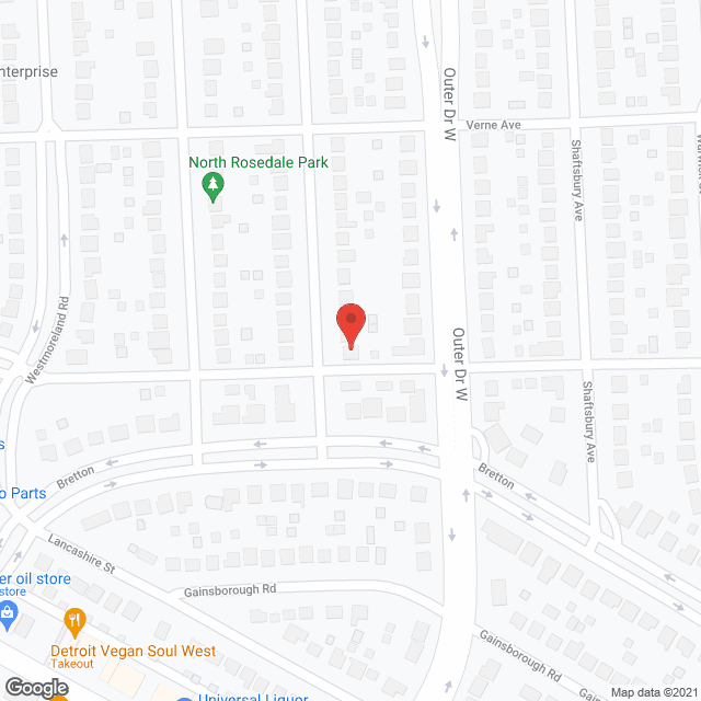 Huntington Manor in google map