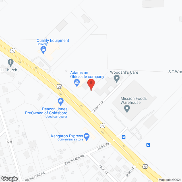 Helping Hands Assisted Living in google map