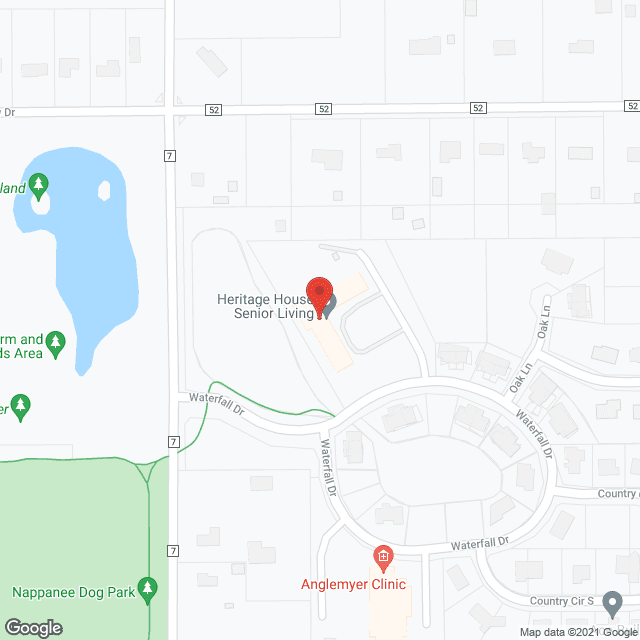 Heritage House Senior Living Community in google map