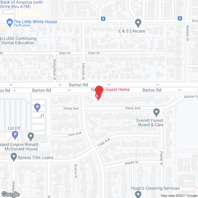 Golden Guest Home in google map