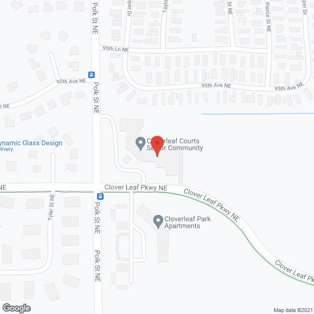 Cloverleaf Courts Senior Residence in google map