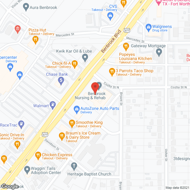 Benbrook Nursing & Rehab in google map