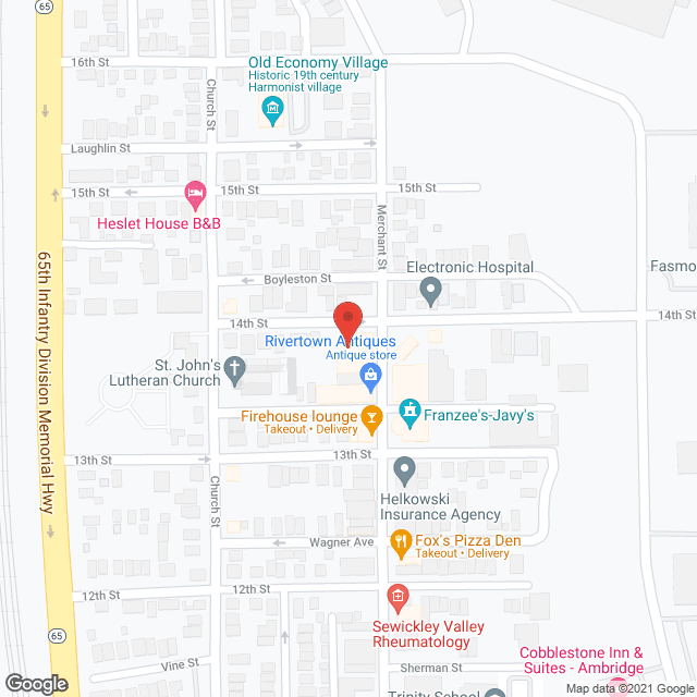 Harmony Haus Senior Living in google map