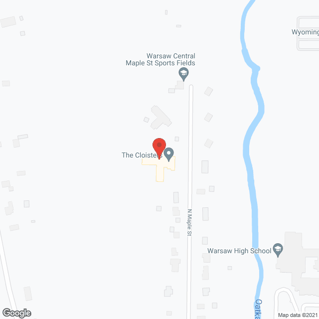 Cloisters in google map