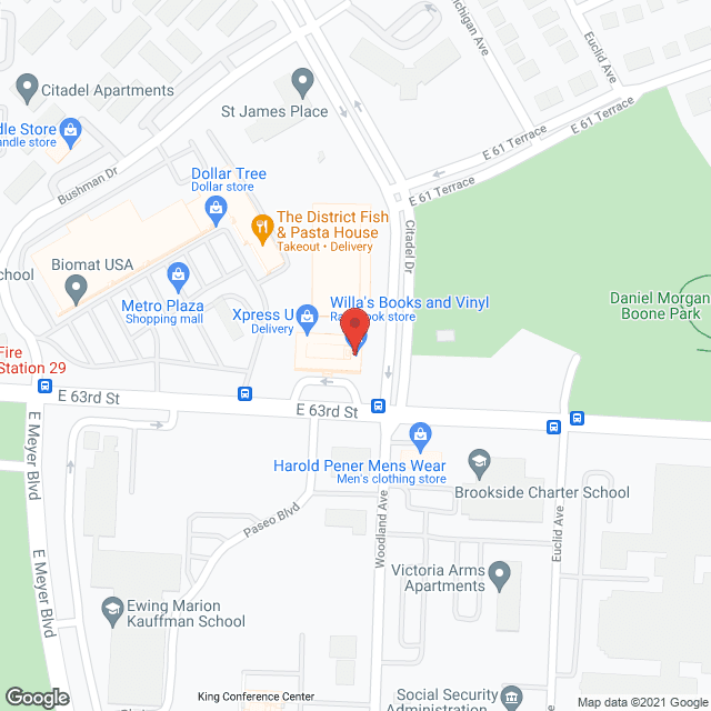 Samuel U Rodgers Community in google map