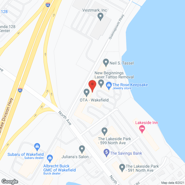 Harborside Healthcare in google map