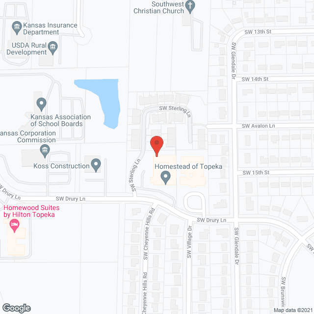 Homestead Of Topeka in google map