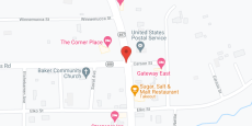 Village View of Baker in google map