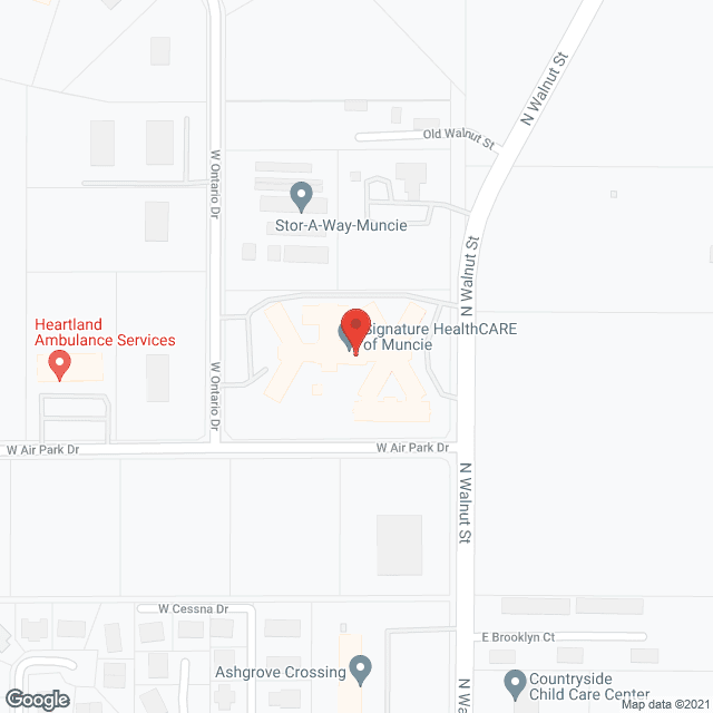 Signature HealthCARE of Muncie in google map