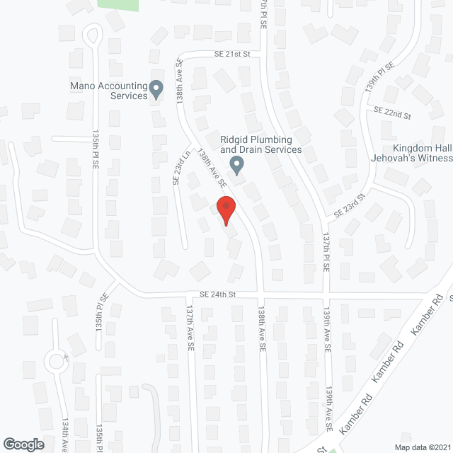 Aspira Living Adult Family Home in google map