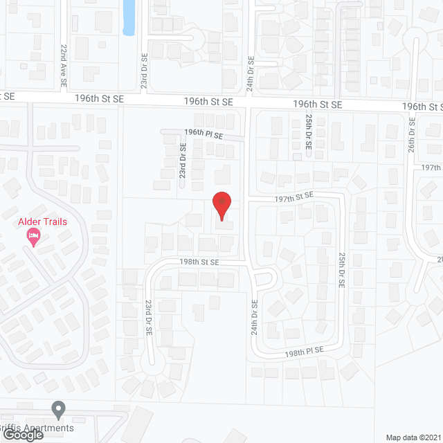 Bothell Park Manor AFH in google map