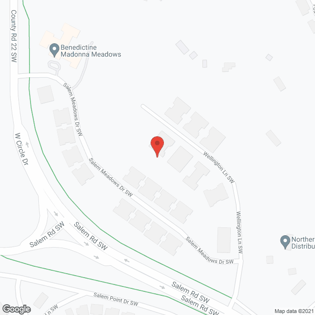 Benedictine Living Community Rochester Madonna Meadows in google map