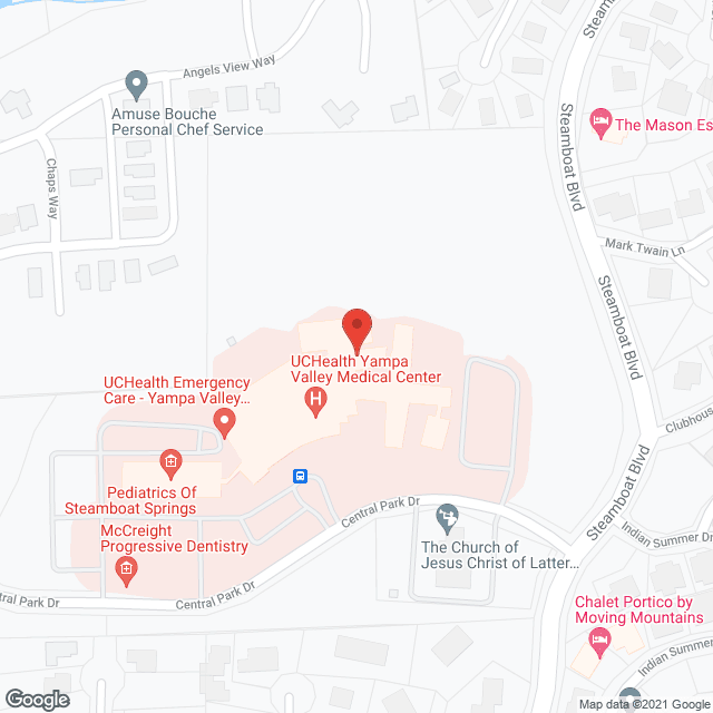 Doak Walker Care Ctr in google map