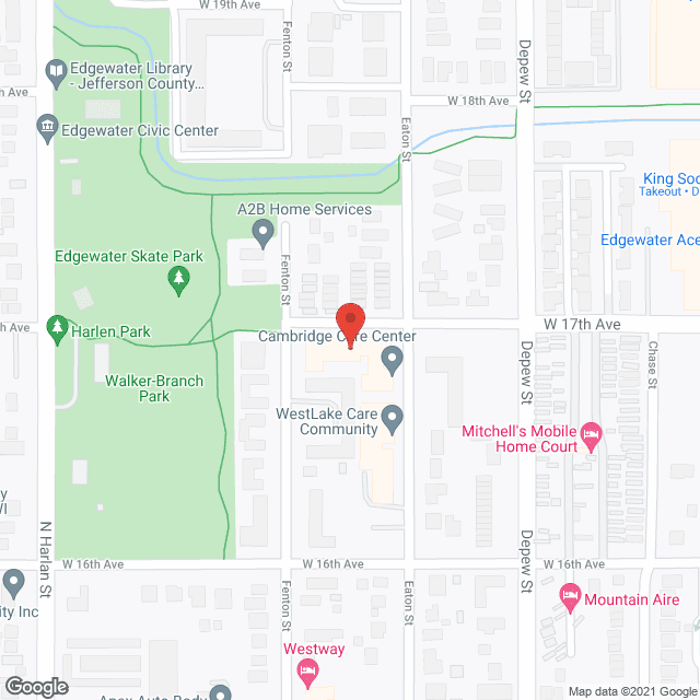 Cambridge Care Ctr in google map