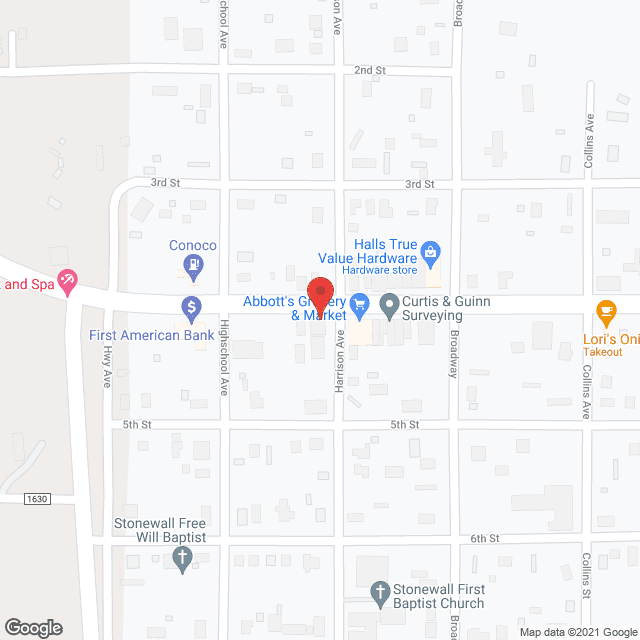 Stonegate Nursing Ctr in google map