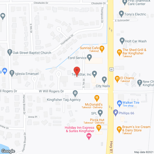 Second Shamrock Care Ctr in google map