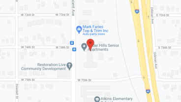 Cedar Hill Apartments in google map