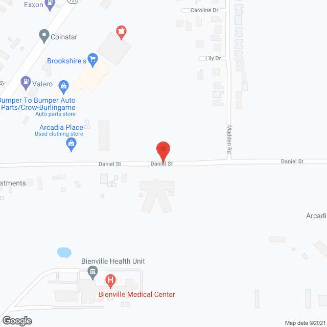 Arcadia Health Care Ctr in google map