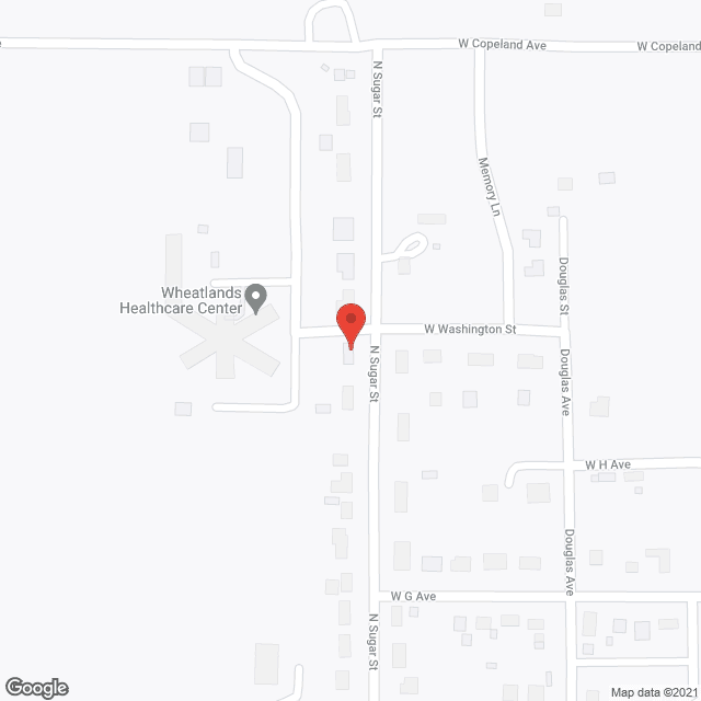 Wheatlands Healthcare Ctr in google map