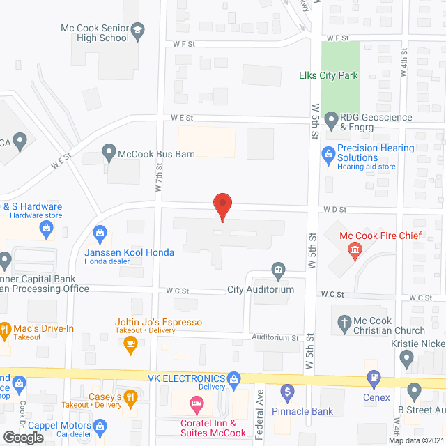 Hillcrest Nursing Home in google map