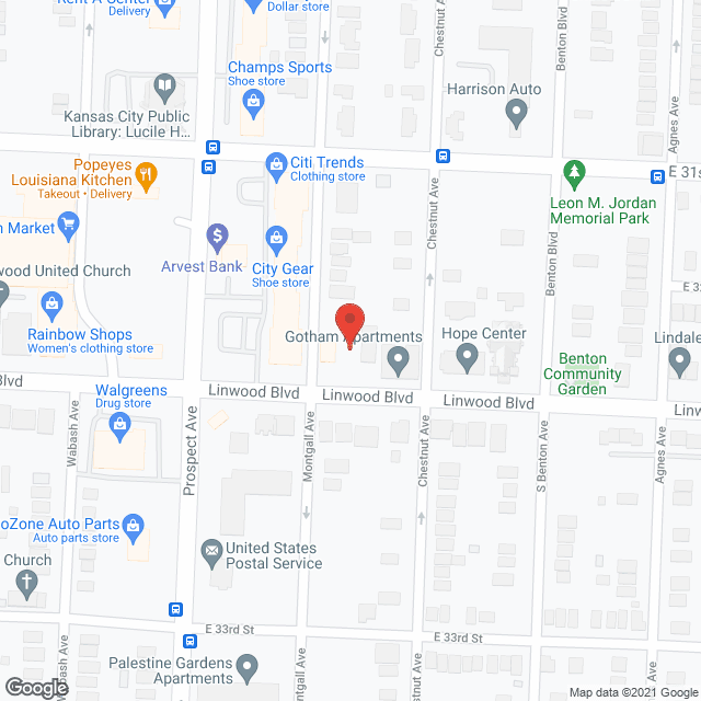 Elegante Care Ctr in google map