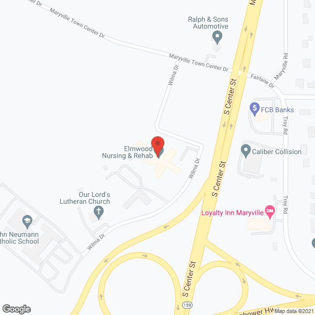 Elmwood Nursing & Rehab Ctr in google map