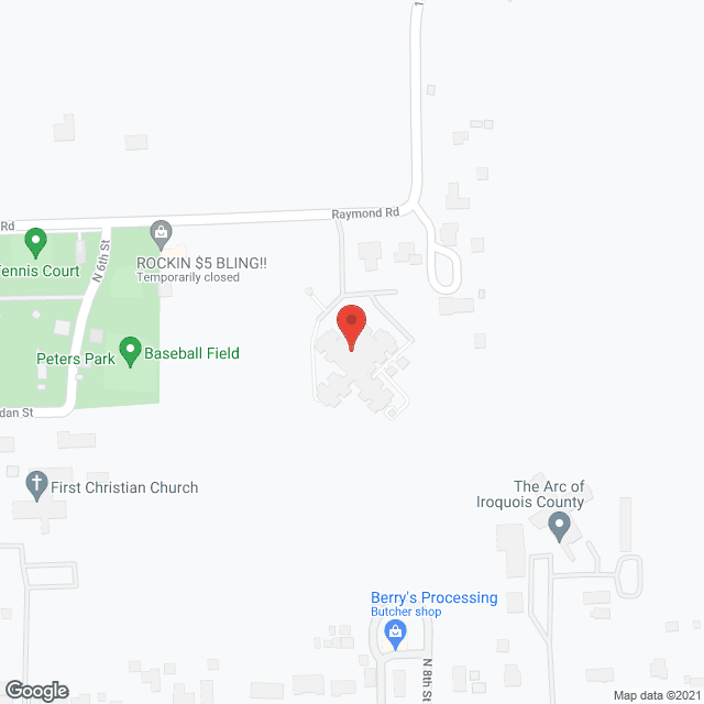 Watseka Health Care Ctr in google map