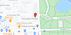 Greencastle of Garfield II in google map