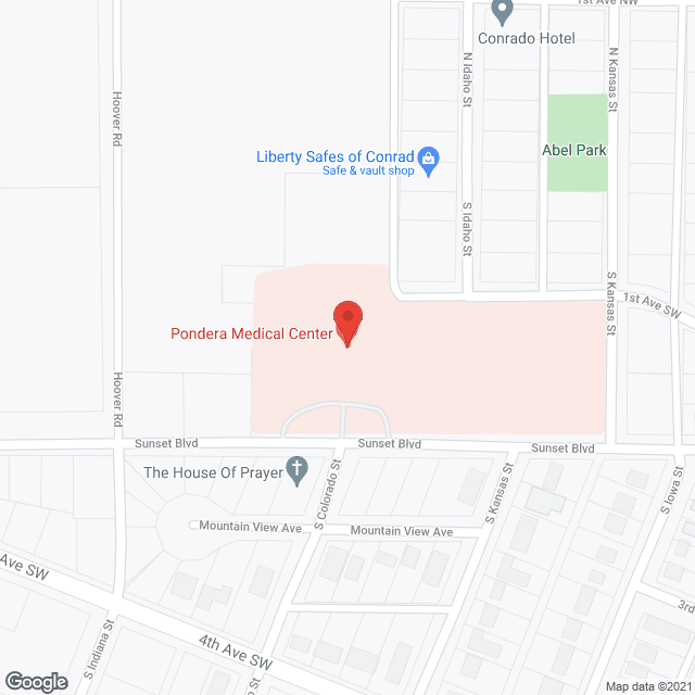 Pondera Medical Ctr in google map