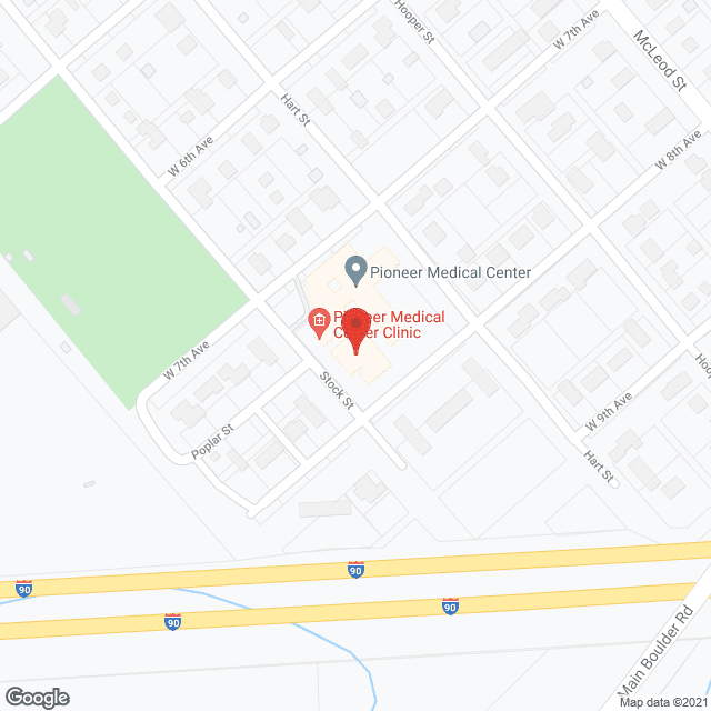 Pioneer Medical Ctr in google map