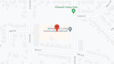 Benedictine Living Community Dickinson in google map