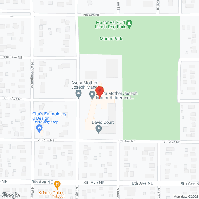 Avera Mother Joseph Manor Retirement Community in google map