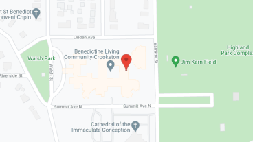 Benedictine Living Community Crookston in google map