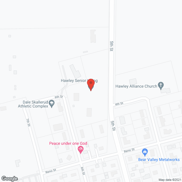 Hawley Senior Living in google map