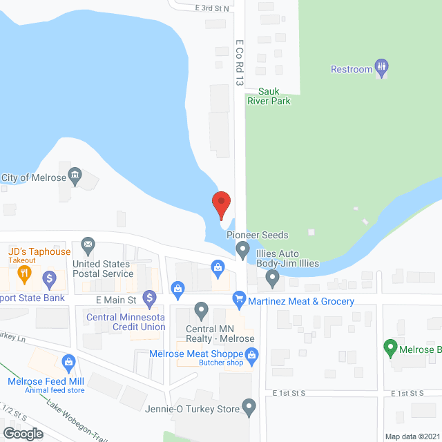 Cura of Melrose Park View Place in google map