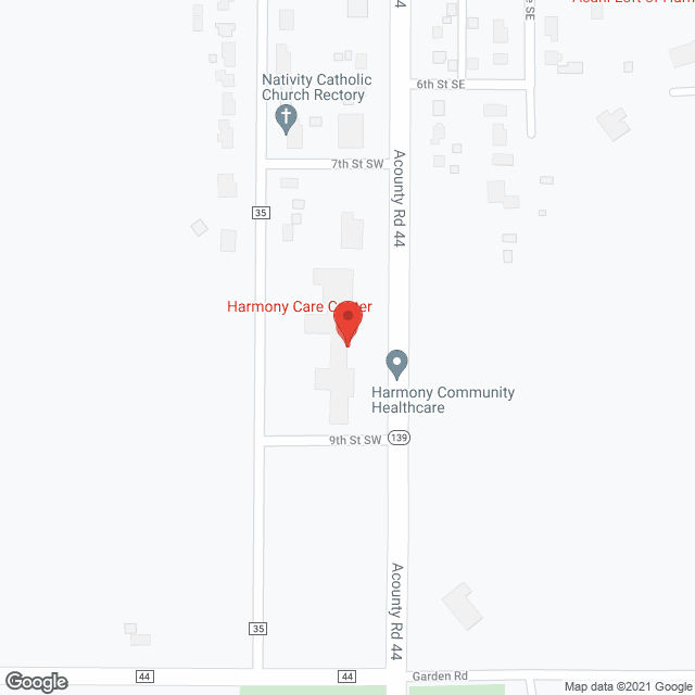 Harmony Healthcare in google map