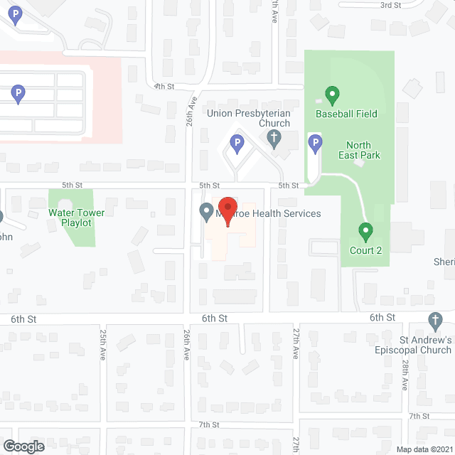 Extendicare at Monroe in google map