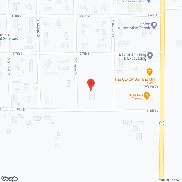 Pomeroy Care Ctr in google map