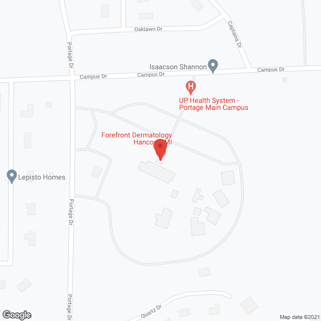 Portage Health System in google map