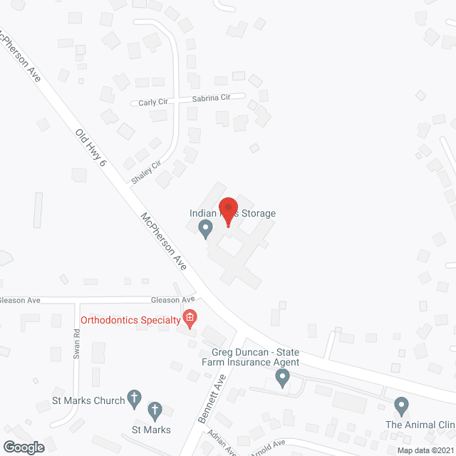 Indian Hills Nursing Ctr in google map