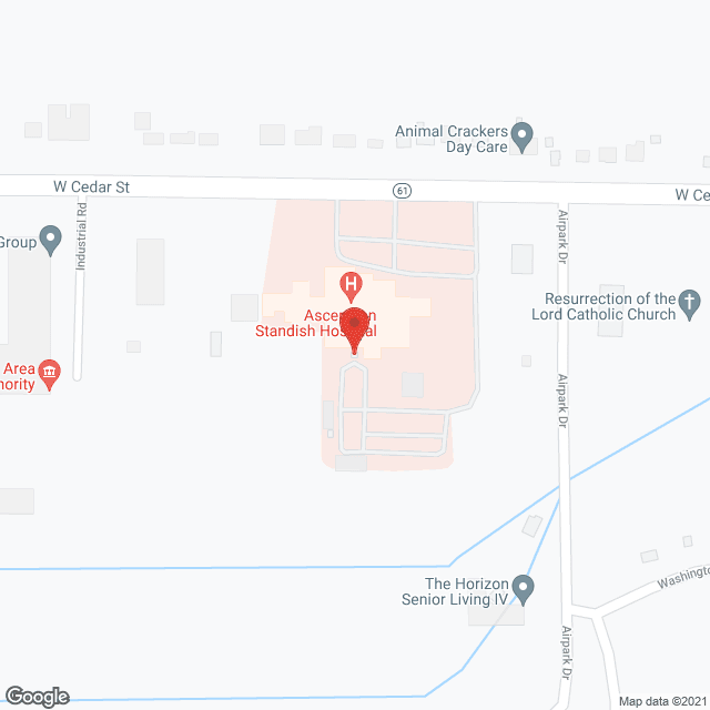 Standish Community Hospital in google map