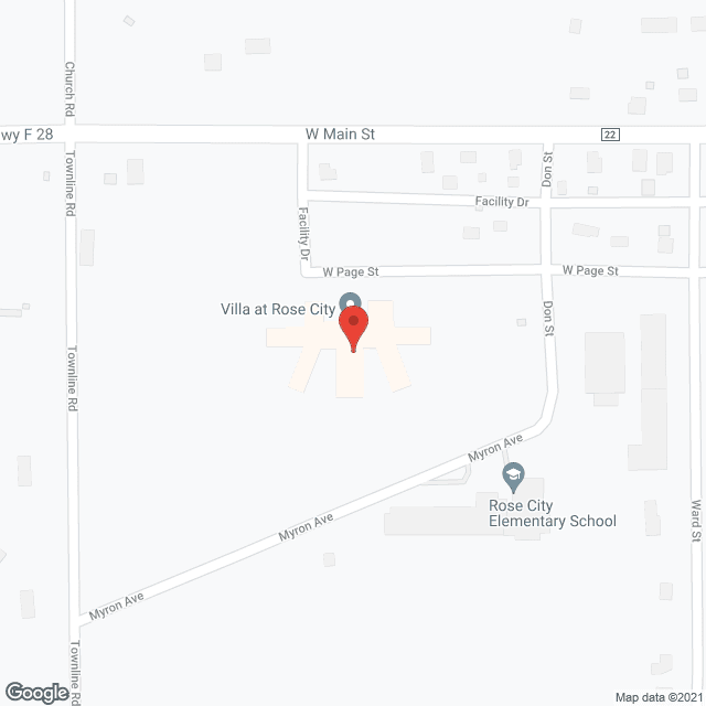 Bortz Health Care of Rose City in google map