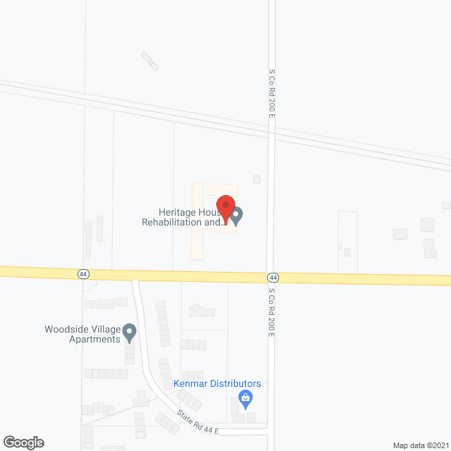 Heritage House-Connersville in google map