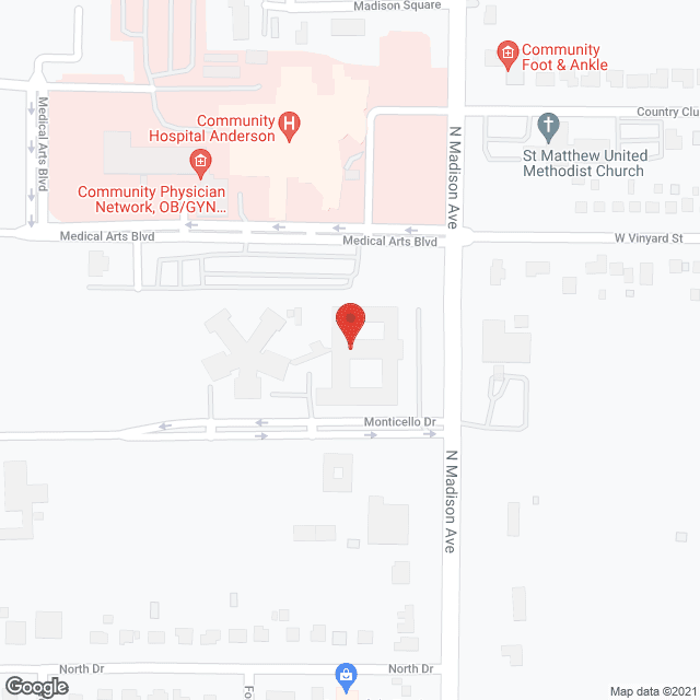 Manor Care Health Svc in google map