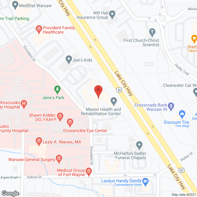 Mason Health Care Ctr in google map