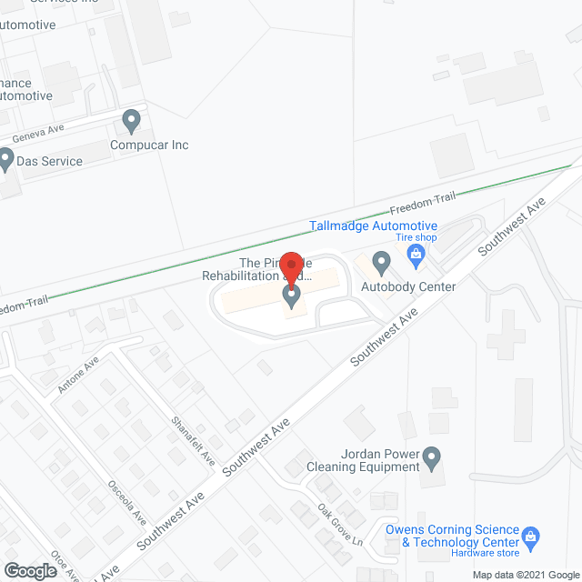 The Pinnacle Rehabilitation and Nursing Center in google map