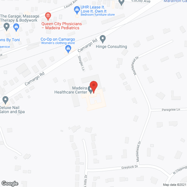 Madeira Health Care Ctr in google map