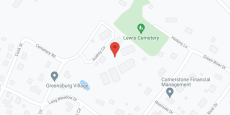 Greensburg Village in google map