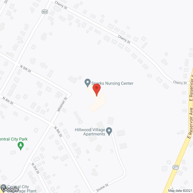 Sparks Nursing Ctr in google map